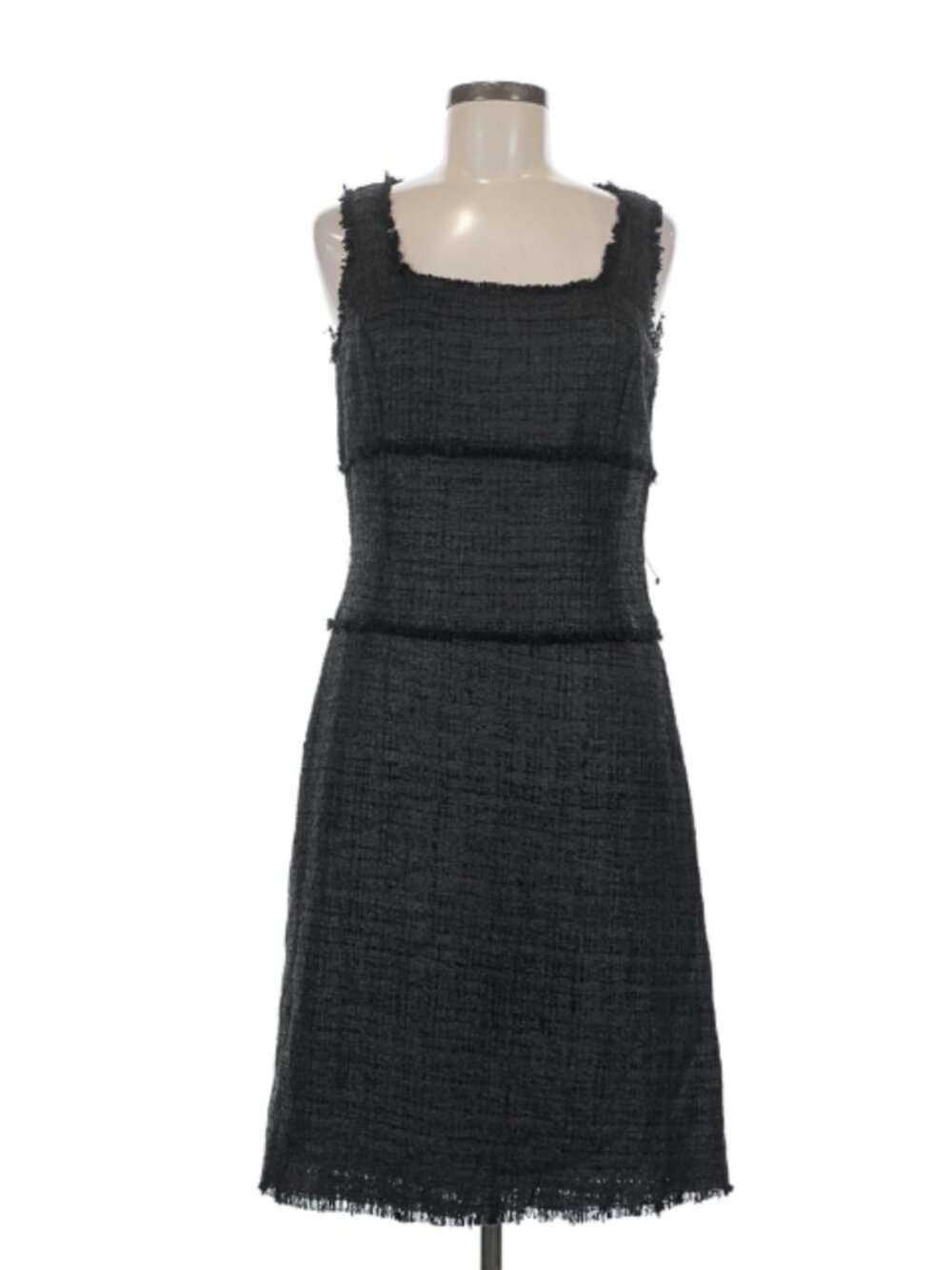 Michael Kors Collection Black Tweed Dress Size 6 NWT